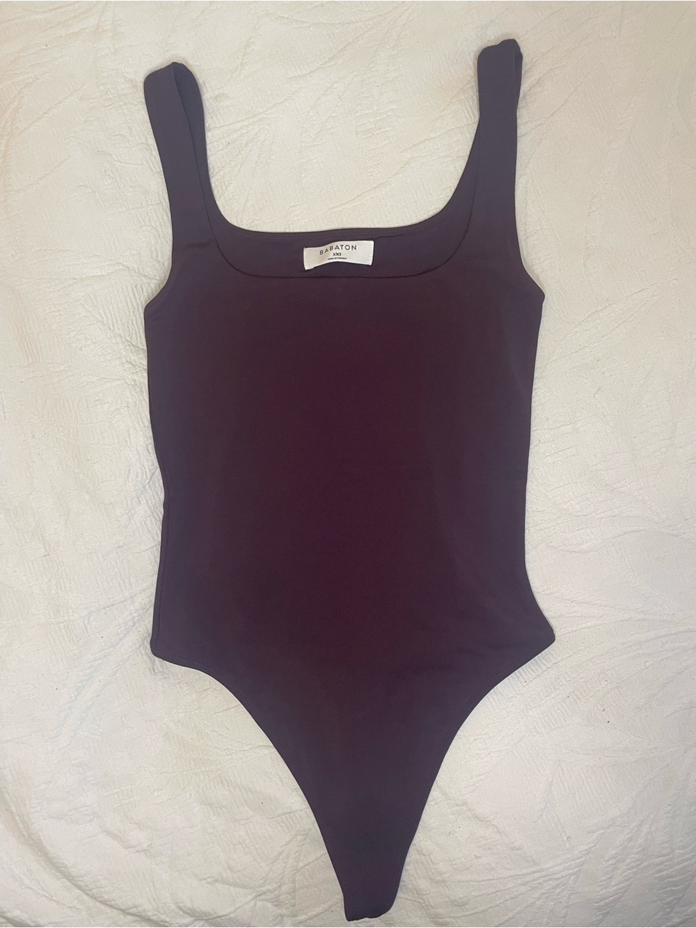 Babaton Scoop Neck Bodysuit - Plum
